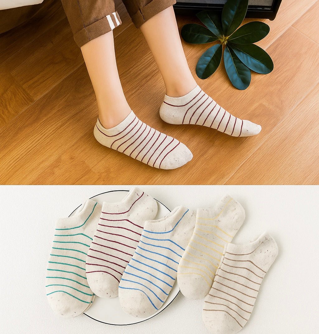 Bunte Streifen - Socken für Damen - sockNroll