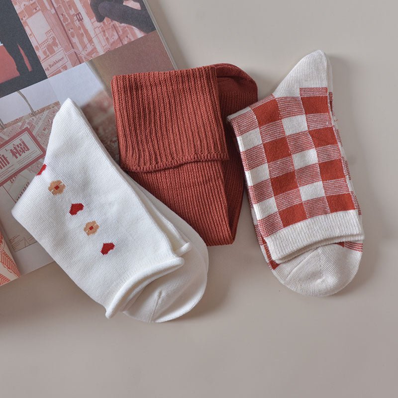 SweetSpring™ – Pack japanische Mid - Tube - Socken für Damen - sockNroll