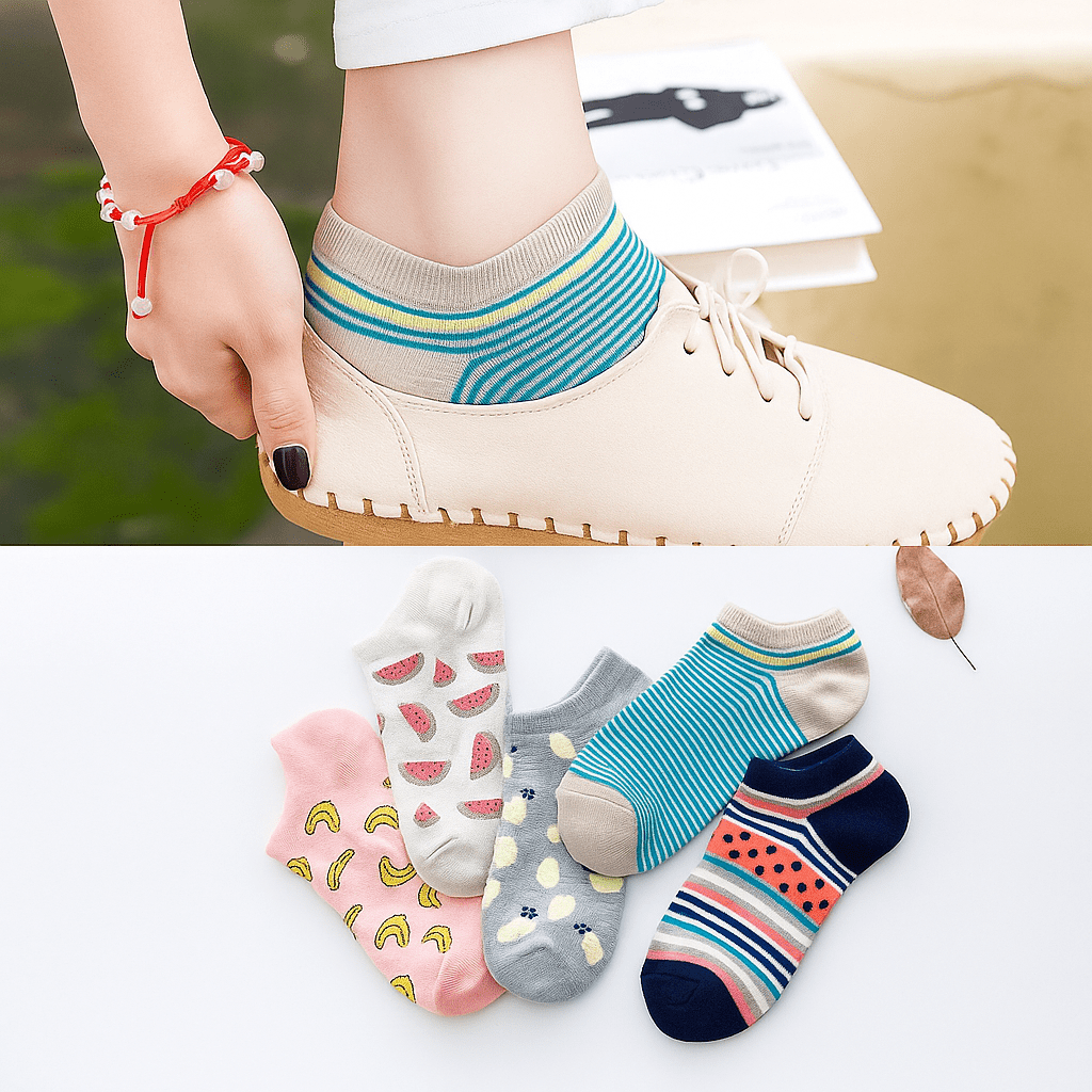 Bunte Streifen - Socken für Damen - sockNroll