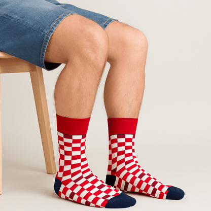 Geometrie trifft Style – Bunte Casual Socken - sockNroll