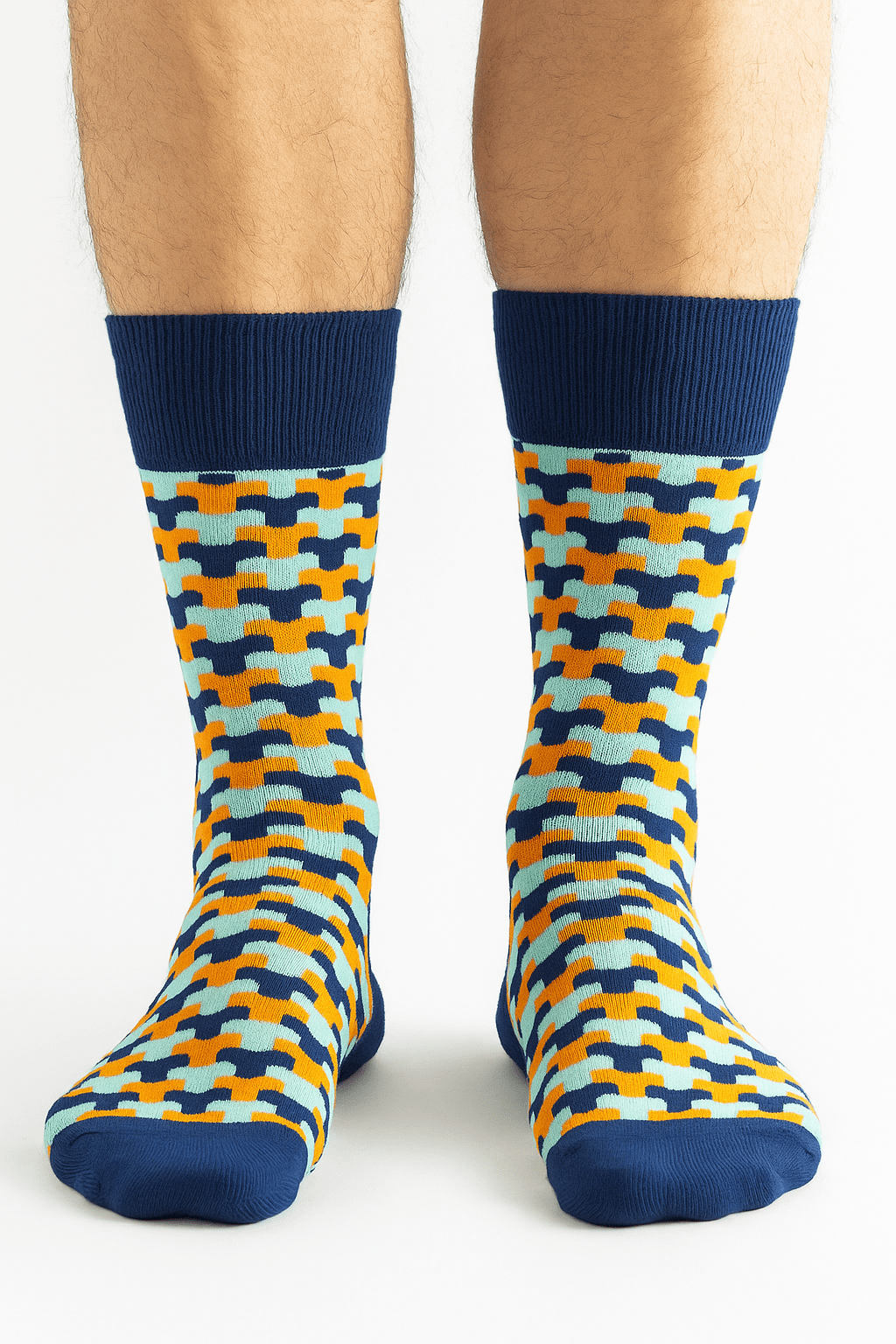 Geometrie trifft Style – Bunte Casual Socken - sockNroll