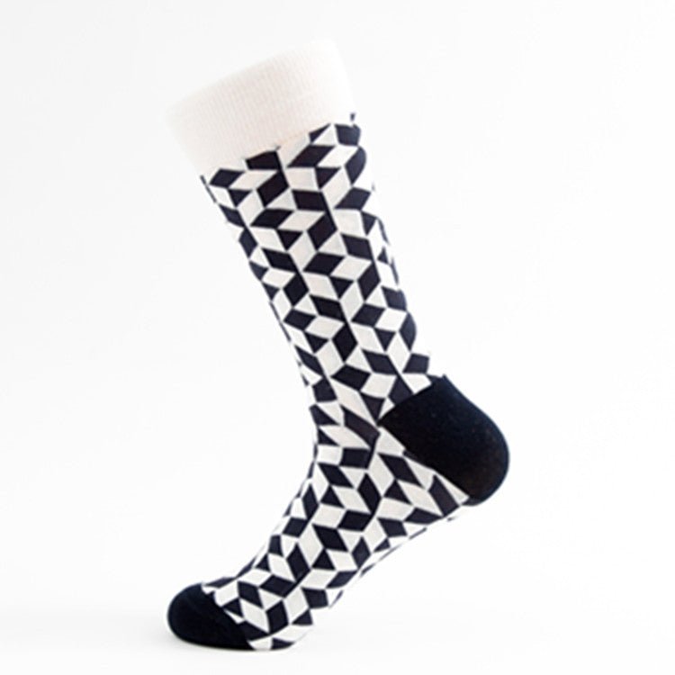 Geometrie trifft Style – Bunte Casual Socken - sockNroll