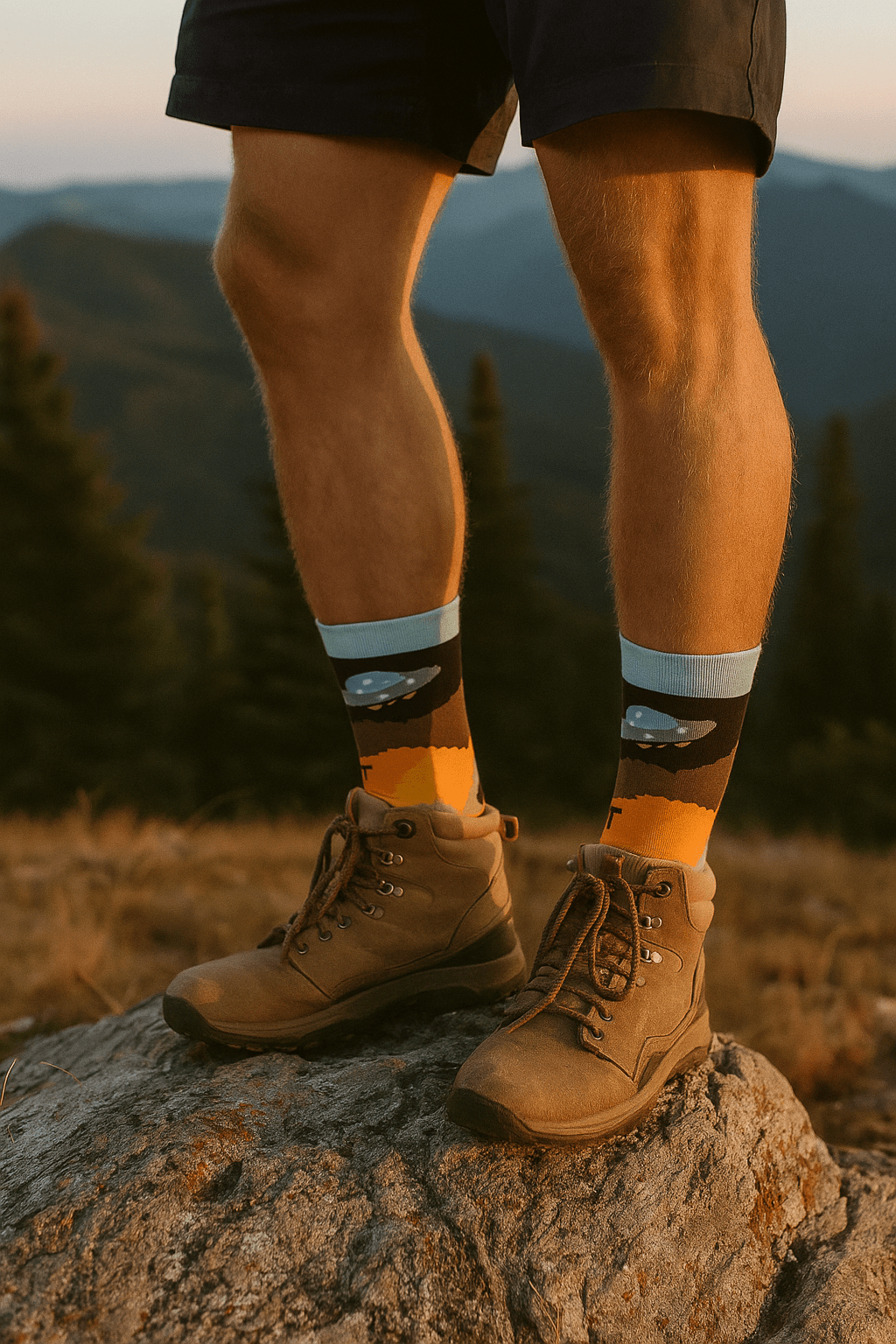 SpaceVibes™ – Baumwollsocken mit galaktischem Print - sockNroll