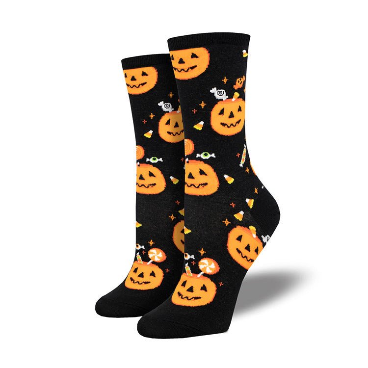 SpookyFeet™ – Bunte Cartoon - Halloween - Muster - sockNroll
