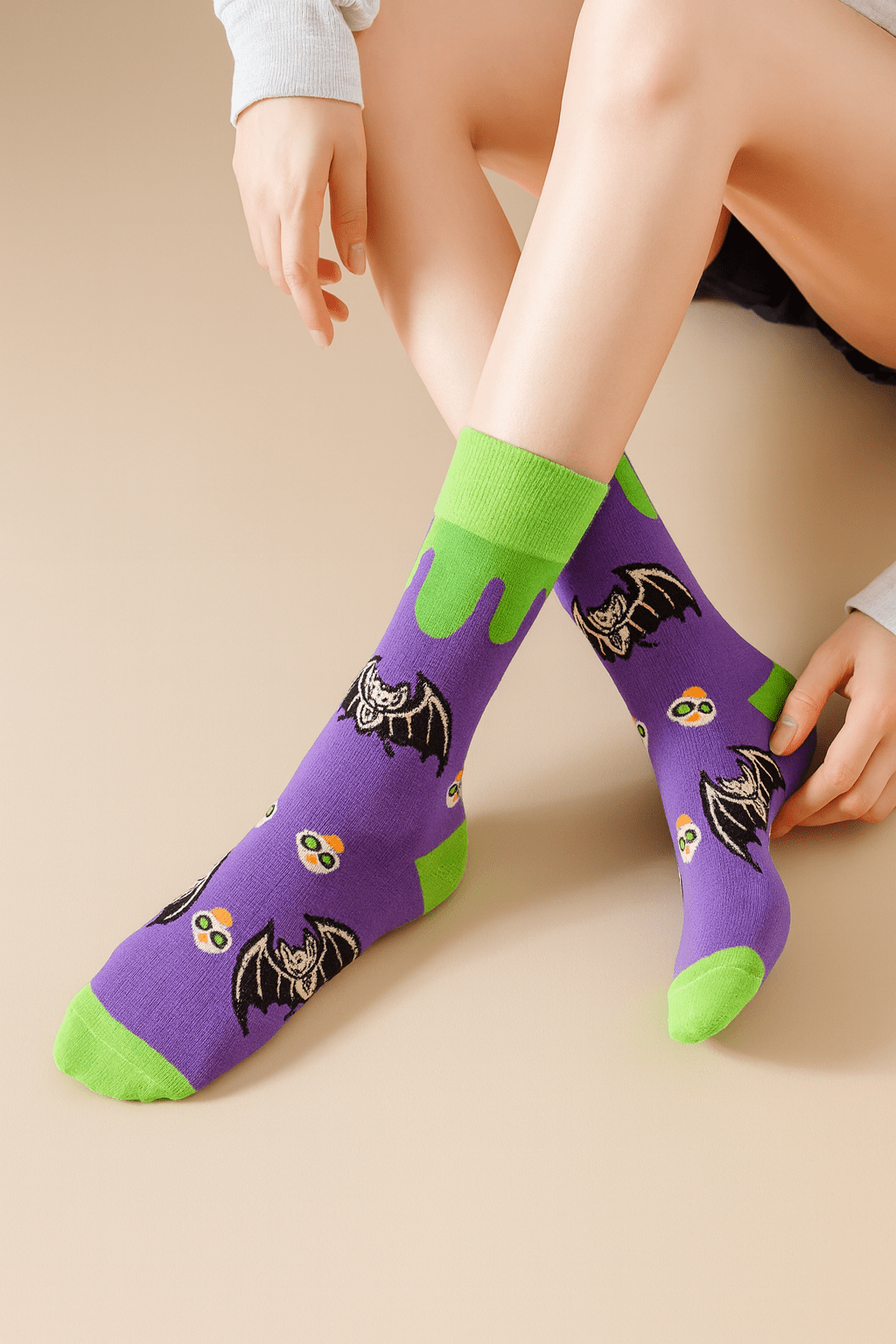 SpookyFeet™ – Bunte Halloween - Socken mit Kultmotiven - sockNroll