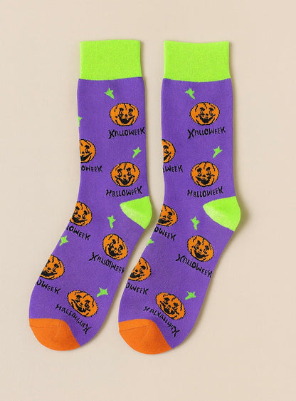SpookyFeet™ – Bunte Halloween - Socken mit Kultmotiven - sockNroll