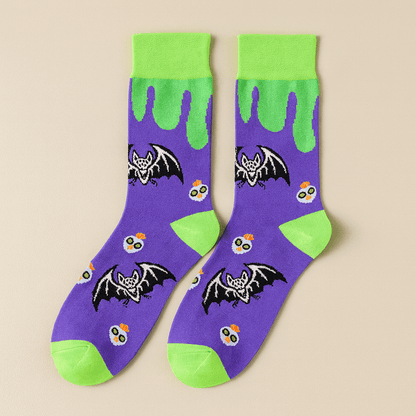 SpookyFeet™ – Bunte Halloween - Socken mit Kultmotiven - sockNroll