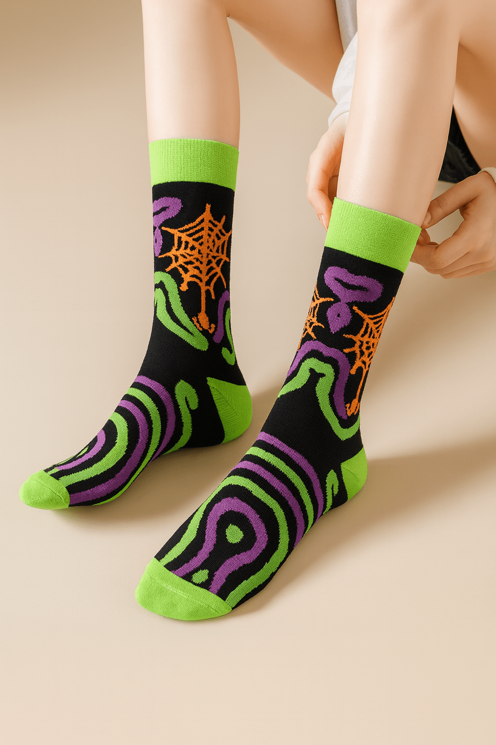 SpookyFeet™ – Bunte Halloween - Socken mit Kultmotiven - sockNroll