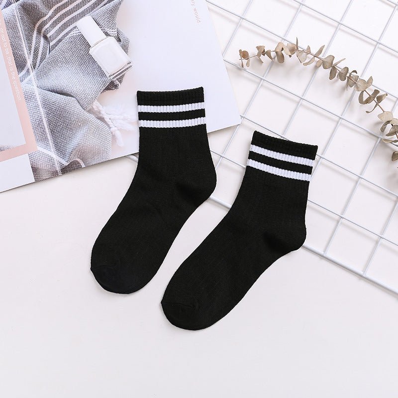 SportStyle – Retro - Socken mit Streifen - sockNroll