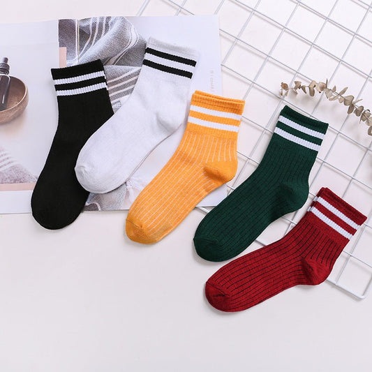 SportStyle – Retro - Socken mit Streifen - sockNroll