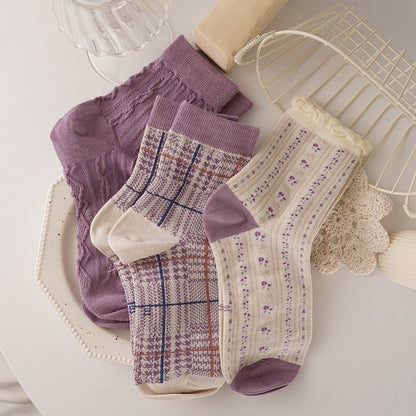 SweetSpring™ – Pack japanische Mid - Tube - Socken für Damen - sockNroll