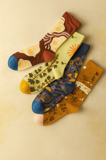 VintageBloom™ – Künstlerisch. Komfortabel. Kultig. - sockNroll