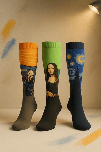 VitalFit™ Kompressionssocken – Kunstvolle Energie für deine Beine - sockNroll