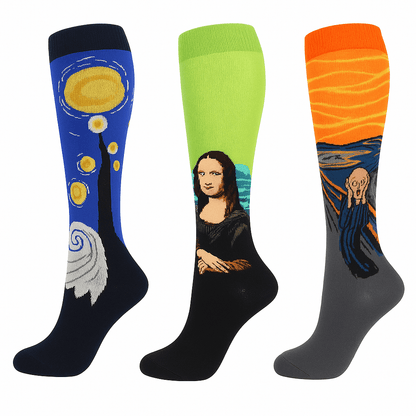 VitalFit™ Kompressionssocken – Kunstvolle Energie für deine Beine - sockNroll