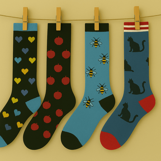 VitalFit™ Motiv Kompressionssocken mit Power - Print - sockNroll