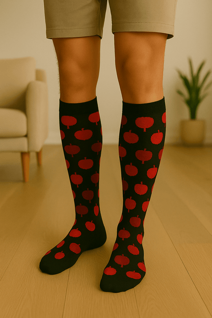 VitalFit™ Motiv Kompressionssocken mit Power - Print - sockNroll