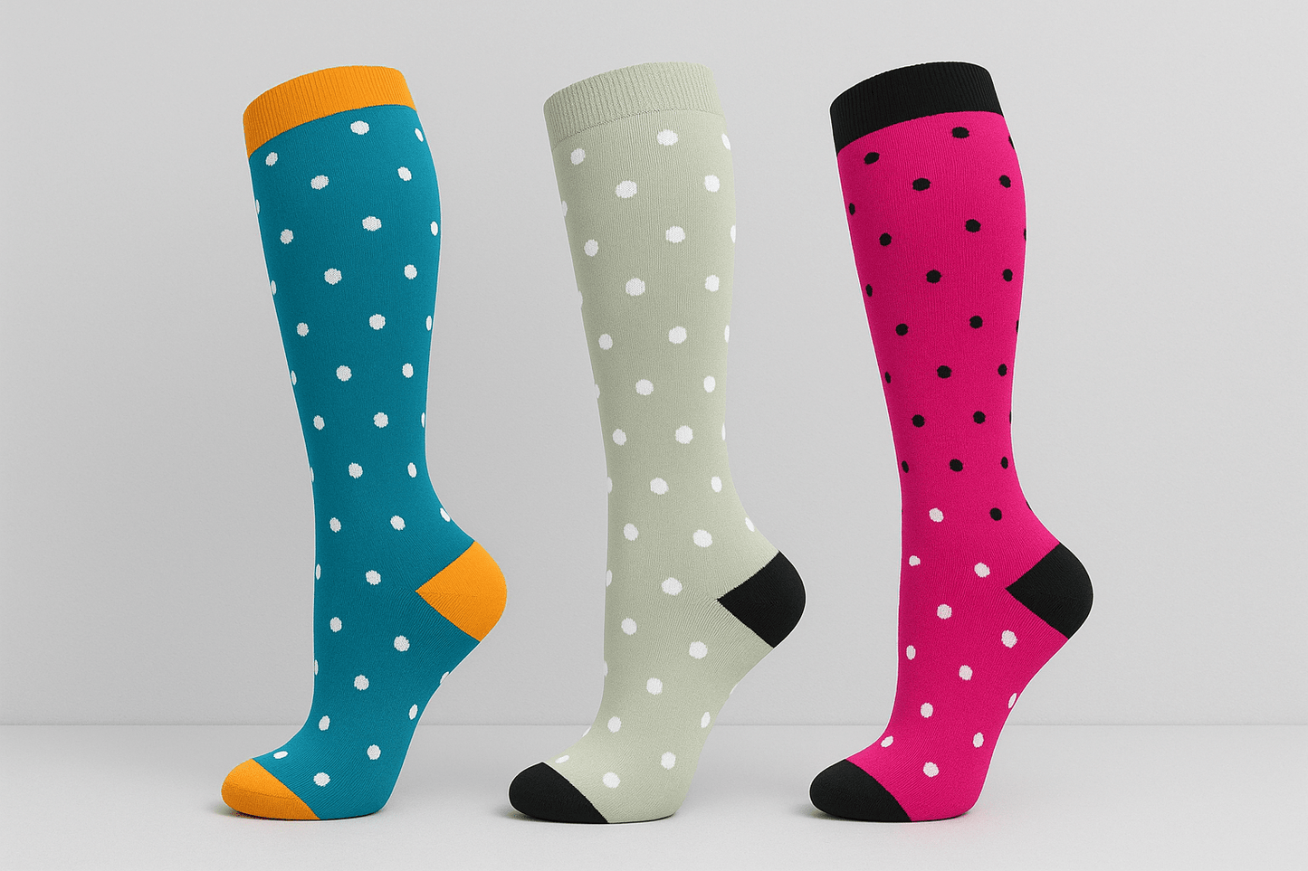 VitalFit™ StyleDots Kompressionssocken - sockNroll